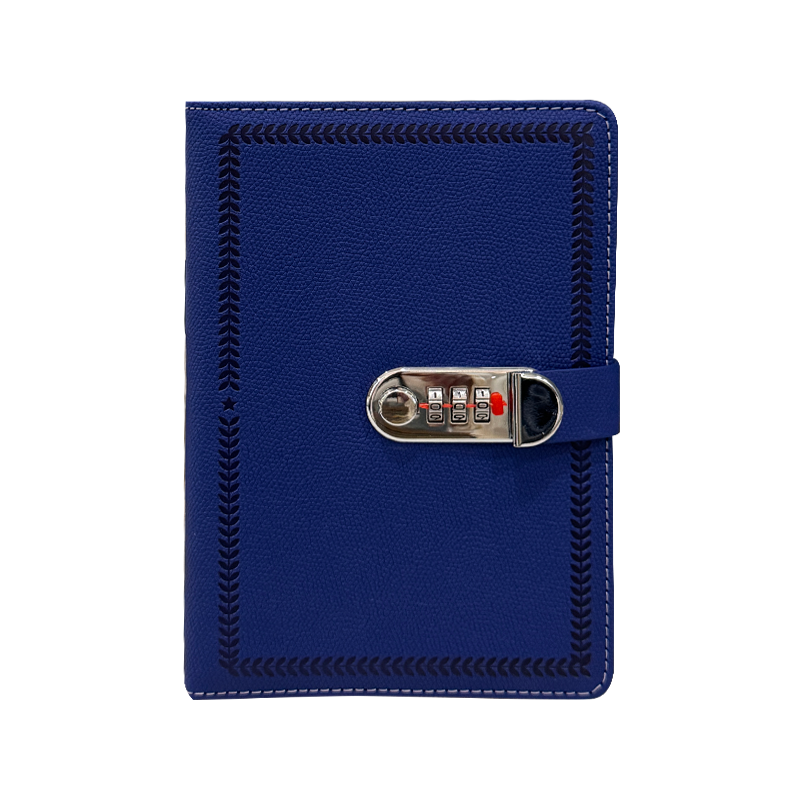 Combination Lock PU Leather Privacy Diaries