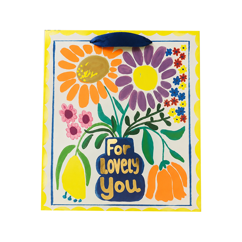 Color Botanical Vertical Party Bags