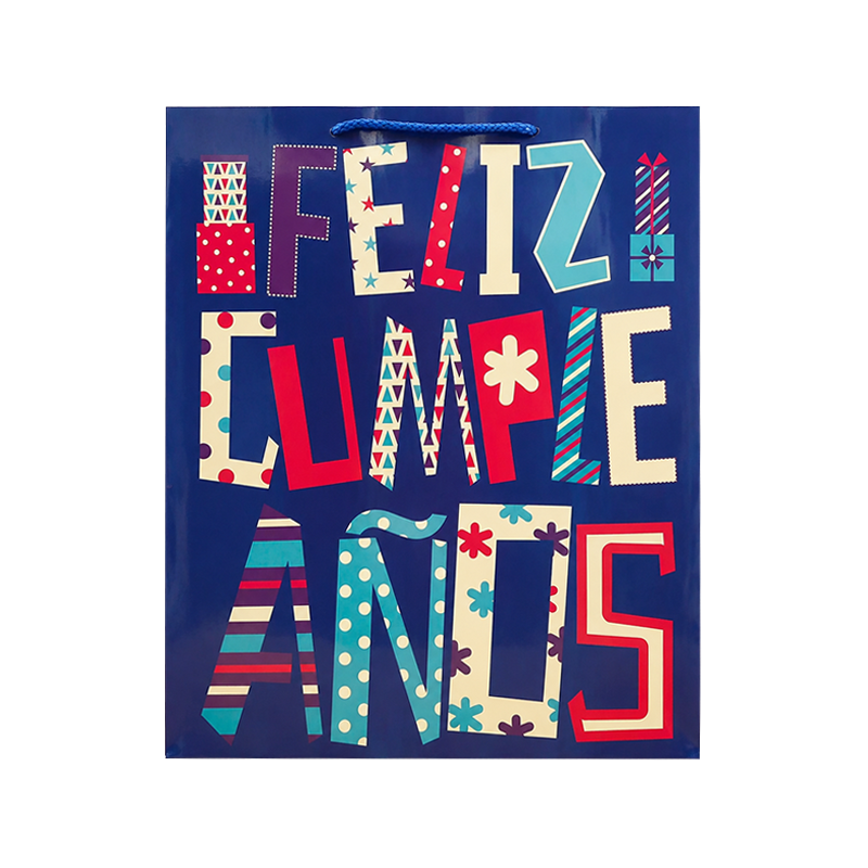 Fiesta Print Vertical Present Bags