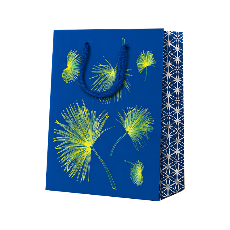 Elegant Plant Vertical Shopping Bags