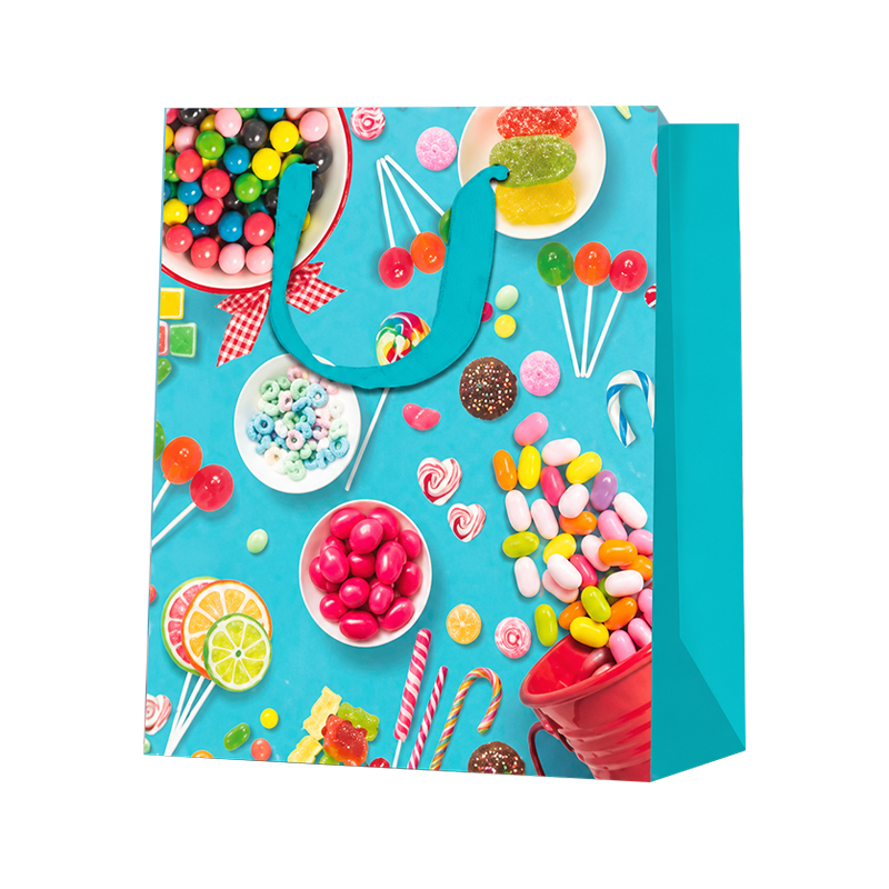Rainbow Lollipop Vertical Gift Bags