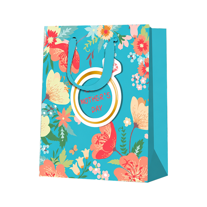 Bright Tropical Floral Vertical Party Bags